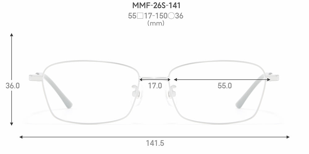 JINS STANDARD Rim Metal 141
