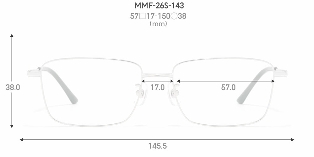 JINS STANDARD Rim Metal 143